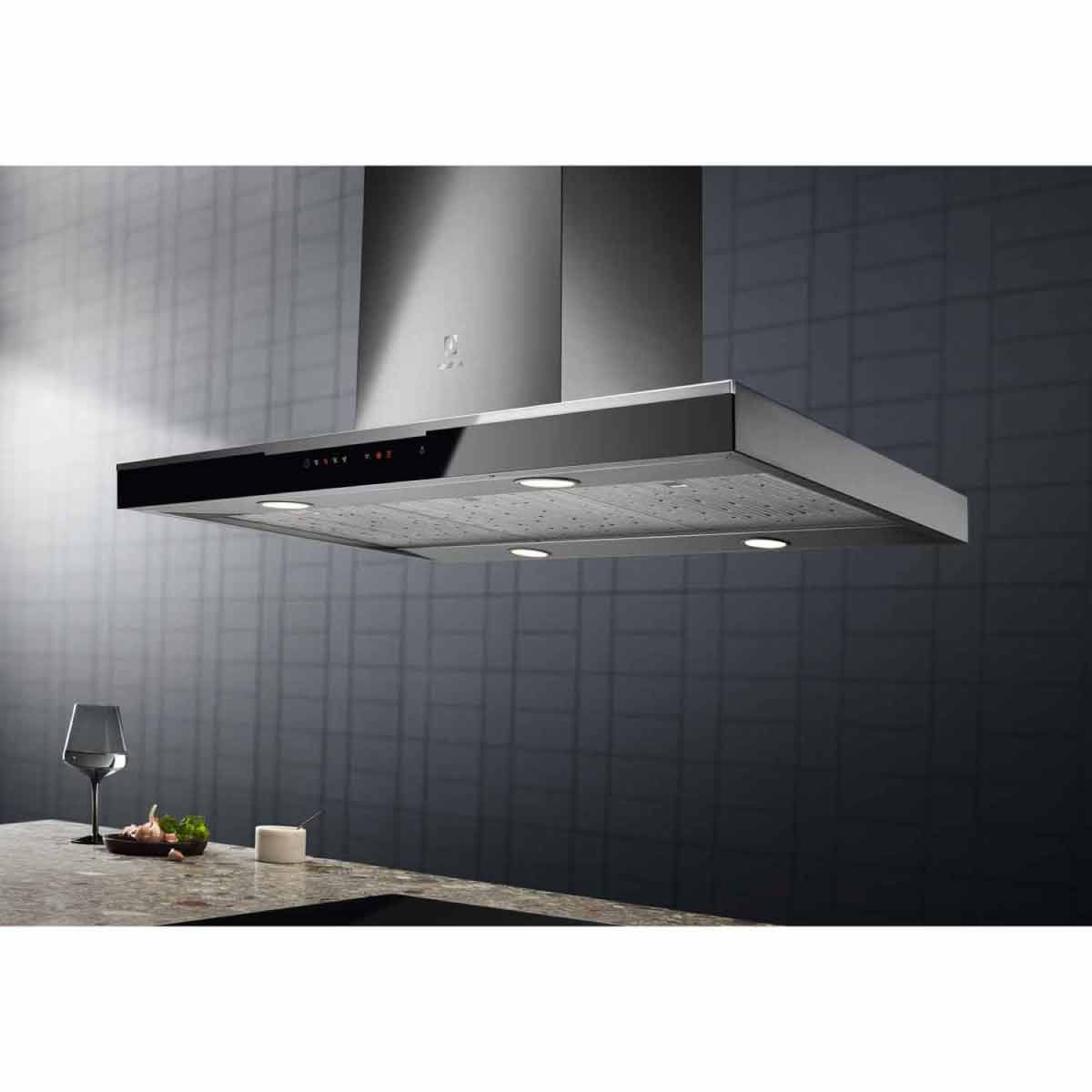 ELECTROLUX เครื่องดูดควันกลางห้อง90CM กำลังดูด740ลบ.ม/ซม KFI B19X