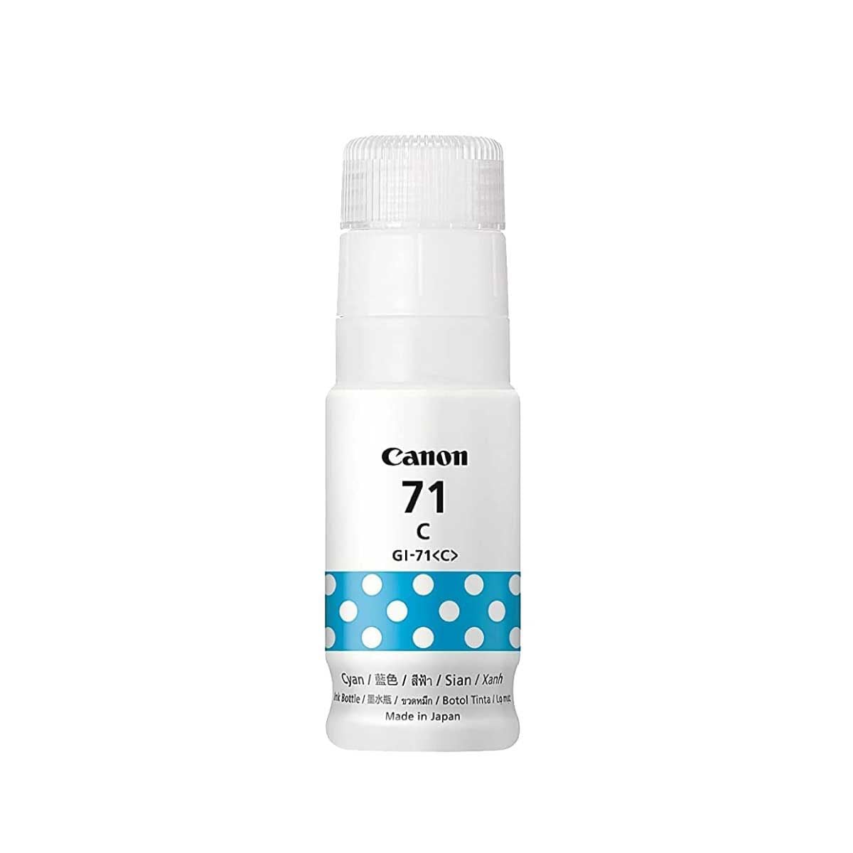 CANON GI-71C น้ำหมึกพิมพ์แบบขวด สีฟ้า