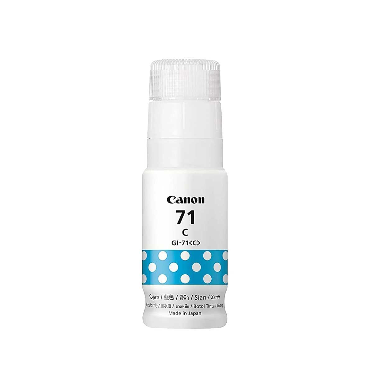 CANON GI-71C น้ำหมึกพิมพ์แบบขวด สีฟ้า