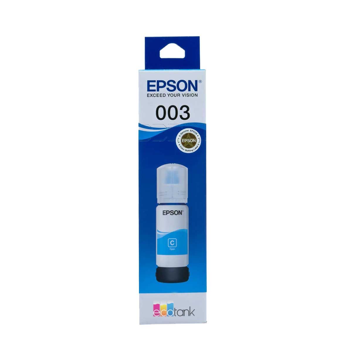 น้ำหมึกเติม EPSON INK TANK สีฟ้า เบอร์ T00V200