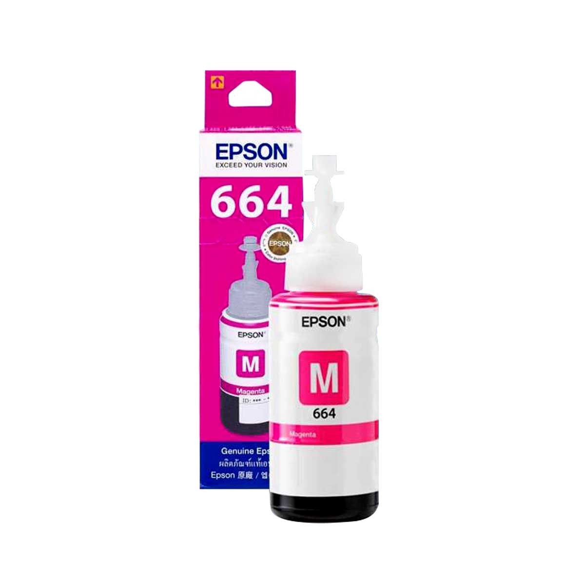 INK (หมึกสำหรับเครื่องพิมพ์) T664300 สีม่วงแดง 70cc. L100/L200 EPSON