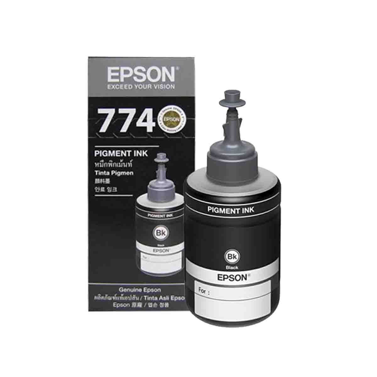 INK EPSON (หมึกสำหรับเครื่องพิมพ์) T774100  (BLACK)