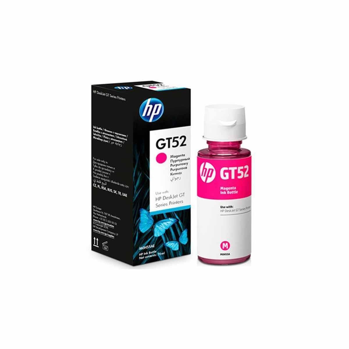 น้ำหมึกเติม HP INK TANK สีม่วงแดง เบอร์ GT-52