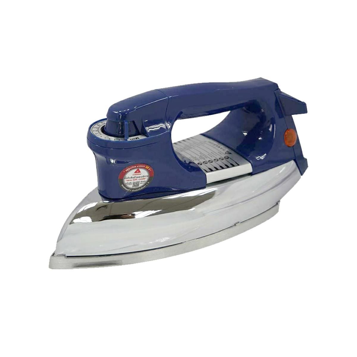 HANABISHI เตารีดไฟฟ้าแบบแห้ง สีน้ำเงิน 1000W รุ่น HDI-1010