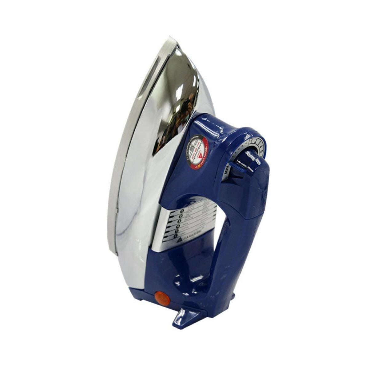 HANABISHI เตารีดไฟฟ้าแบบแห้ง สีน้ำเงิน 1000W รุ่น HDI-1010