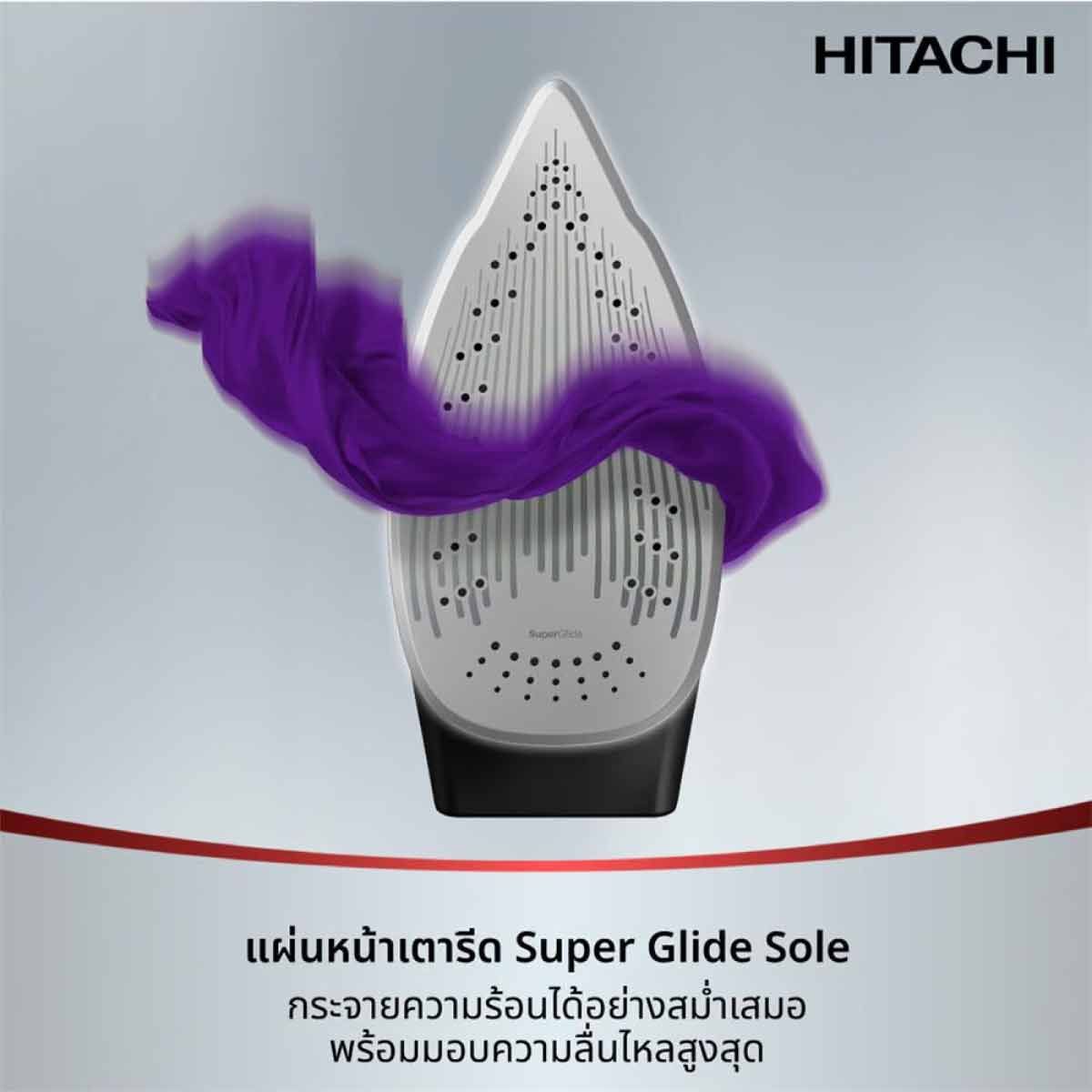 HITACHI  เตารีดไอน้ำพลังสูง2400W 6.5บาร์ รุ่นSSI-240JR