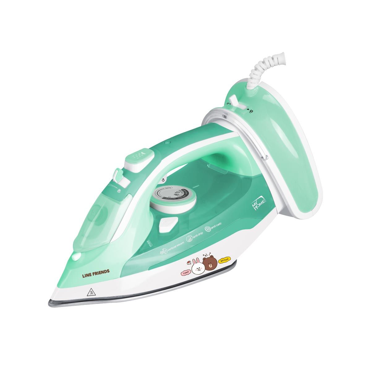 MY HOME เตารีดไอน้ำ 2000W สีเขียว รุ่น IR2012RW
