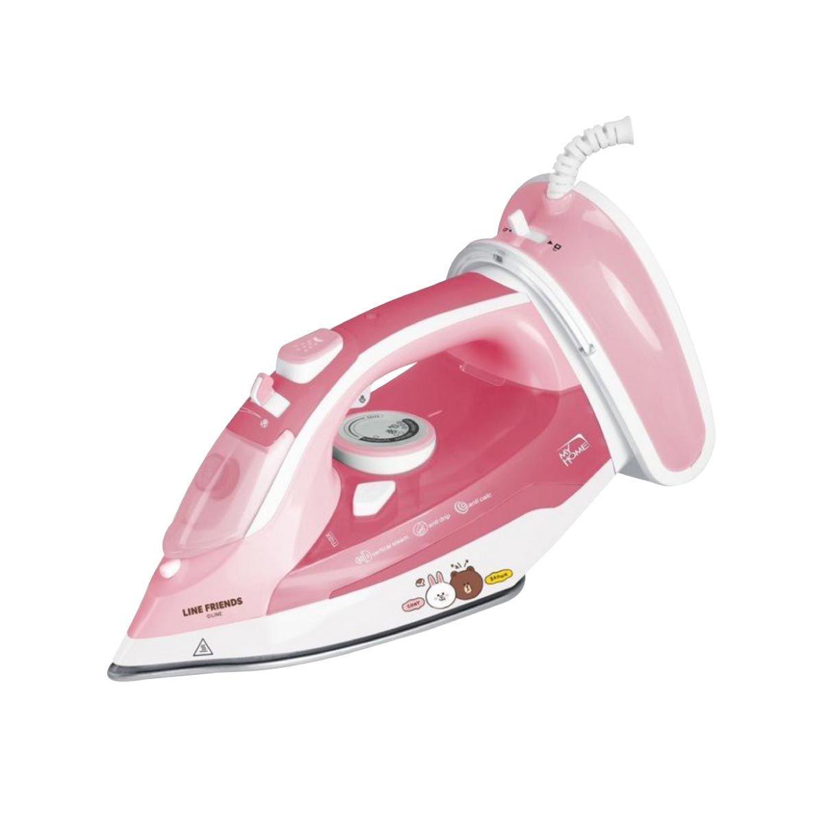 MY HOME เตารีดไอน้ำ 2000W สีชมพู รุ่น IR2012RW
