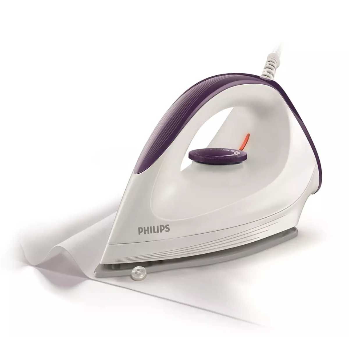 PHILIPS เตารีดแห้ง1200W หน้าเคลือบ รุ่น GC-160