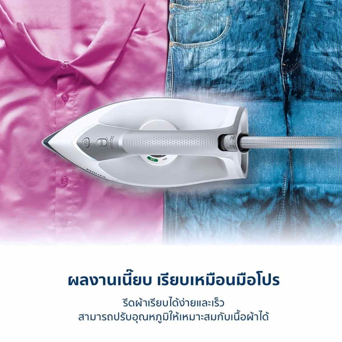 PHILIPS เตารีดไอน้ำ 2400W 6บาร์ รุ่น PSG2000/20