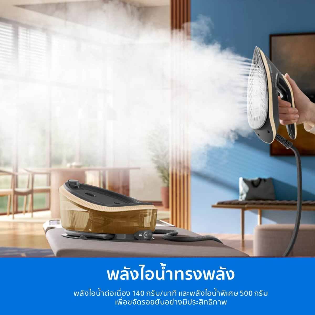 PHILIPS เตารีดหม้อต้ม2400W 6.5บาร์ Series4000 รุ่น PSG4040/80