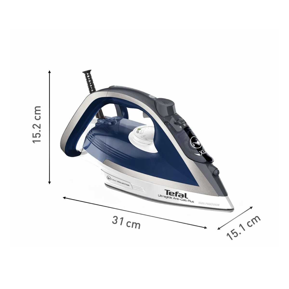 TEFAL เตารีดไอน้ำ2800W ไอน้ำ230กรัม รุ่น FV-5878T0