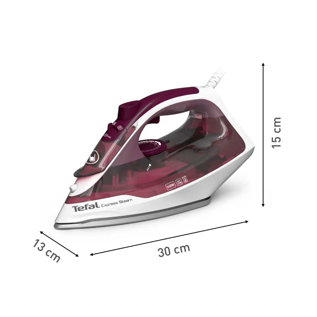 TEFAL เตารีดไอน้ำ2400W รุ่น FV2845T0
