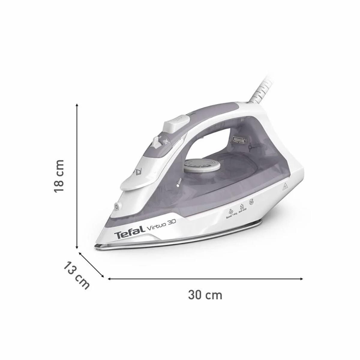 TEFAL  เตารีดไอน้ำ2200W สีม่วง รุ่นFV2C63T0