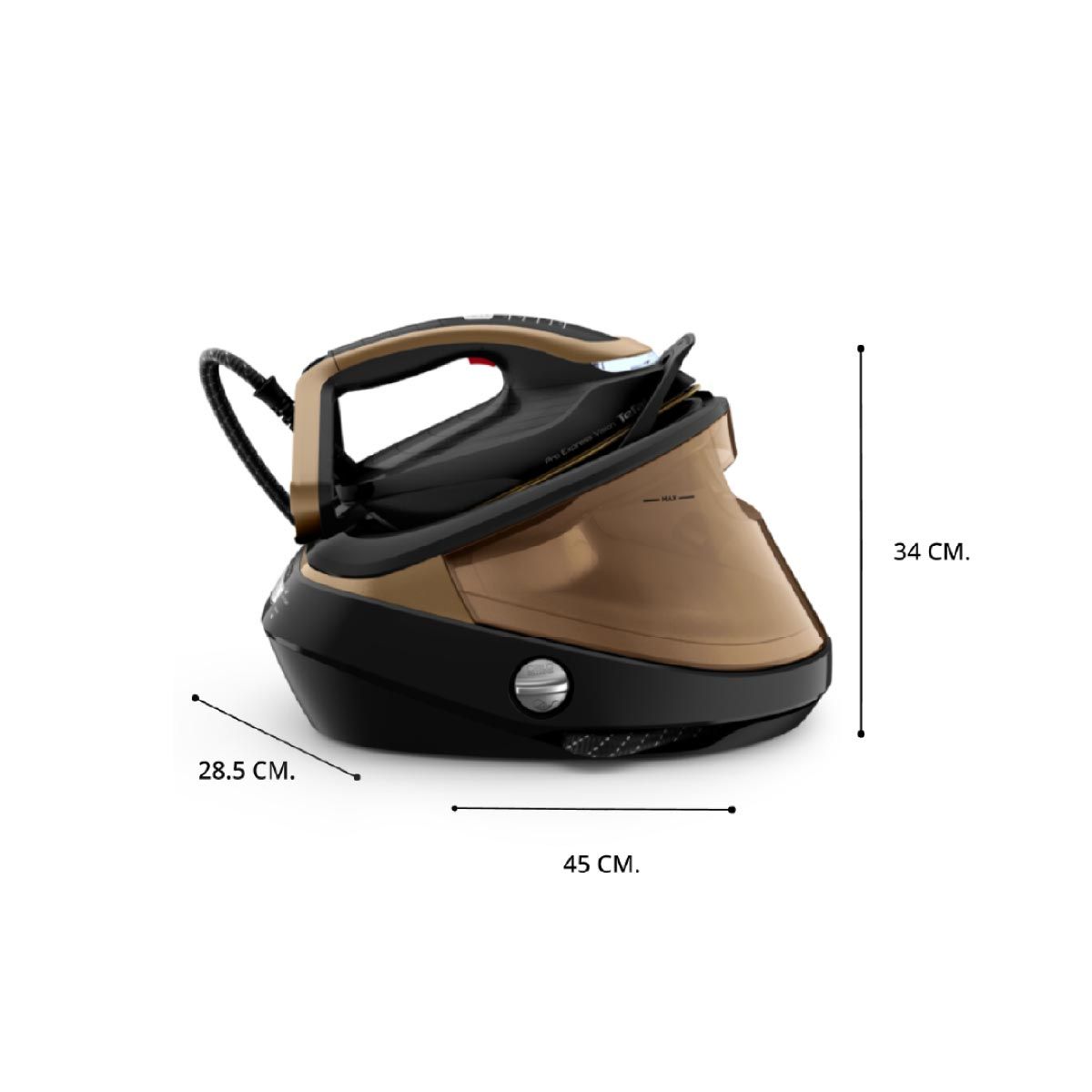 TEFAL เตารีดแรงดันไอน้ำพลังสูง รุ่น GV9820TIBL82