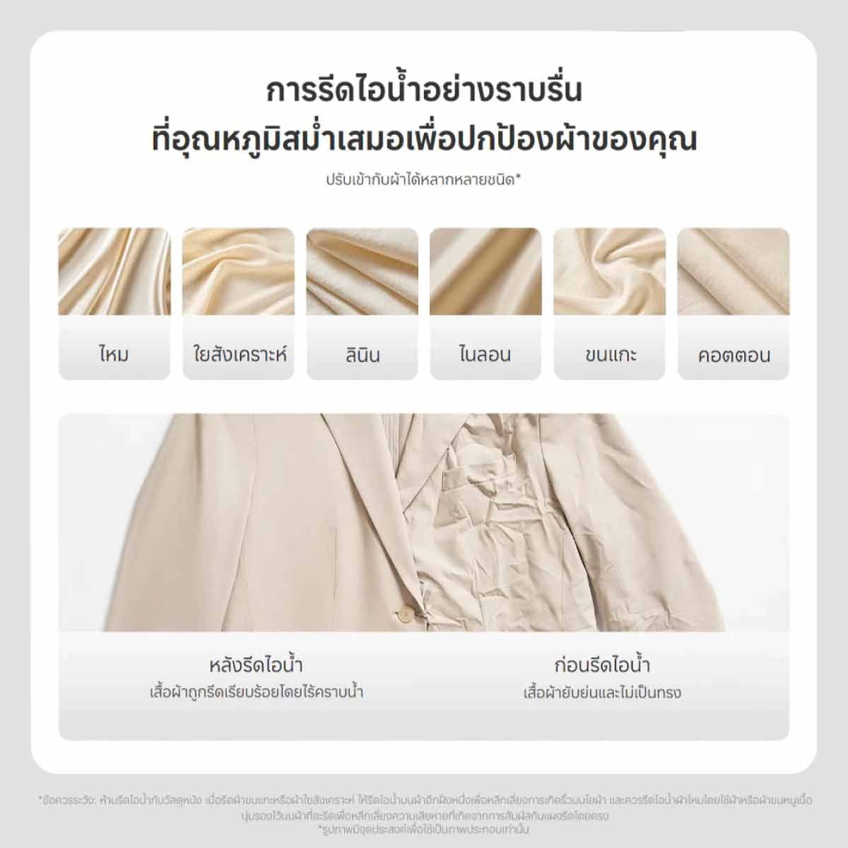XIAOMI เครื่องรีดผ้าไอน้ำXiaomi Handheld Garment Steamer รุ่นBHR8274TH