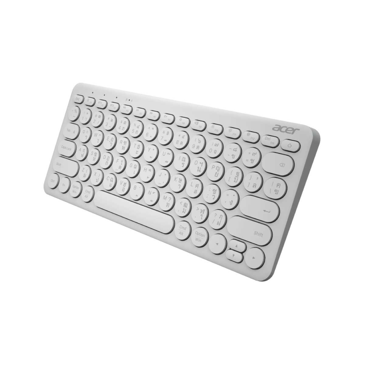 WIRELESS KEYBOARD (คีย์บอร์ดไร้สาย) ACER LV1600 (GRAY)