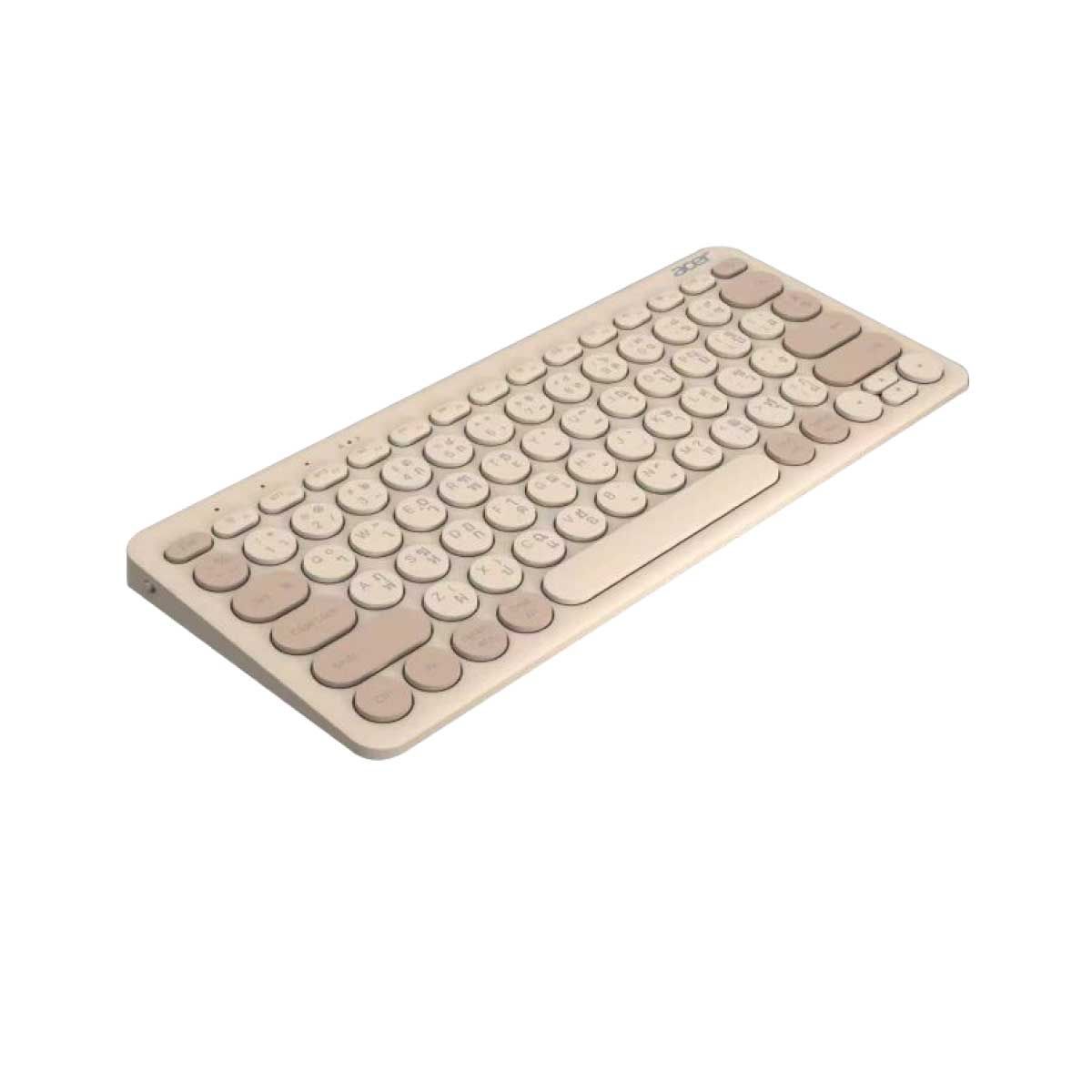 WIRELESS KEYBOARD (คีย์บอร์ดไร้สาย) ACER LV1600 (BEIGE BROWN)
