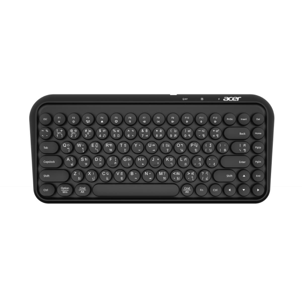 WIRELESS KEYBOARD (คีย์บอร์ดไร้สาย) ACER LW1800 (BLACK)