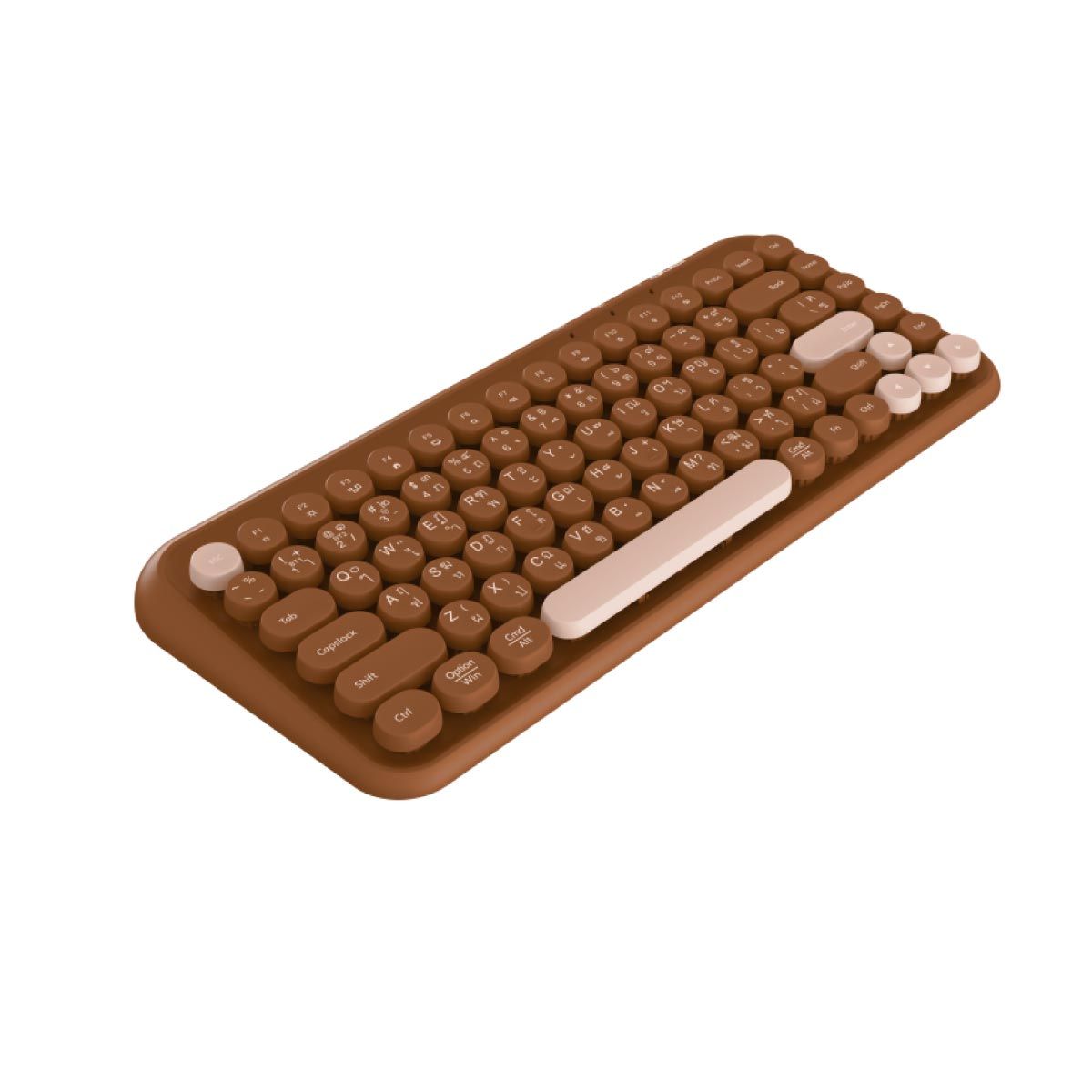 WIRELESS KEYBOARD (คีย์บอร์ดไร้สาย) ACER LW1800 (BROWN)