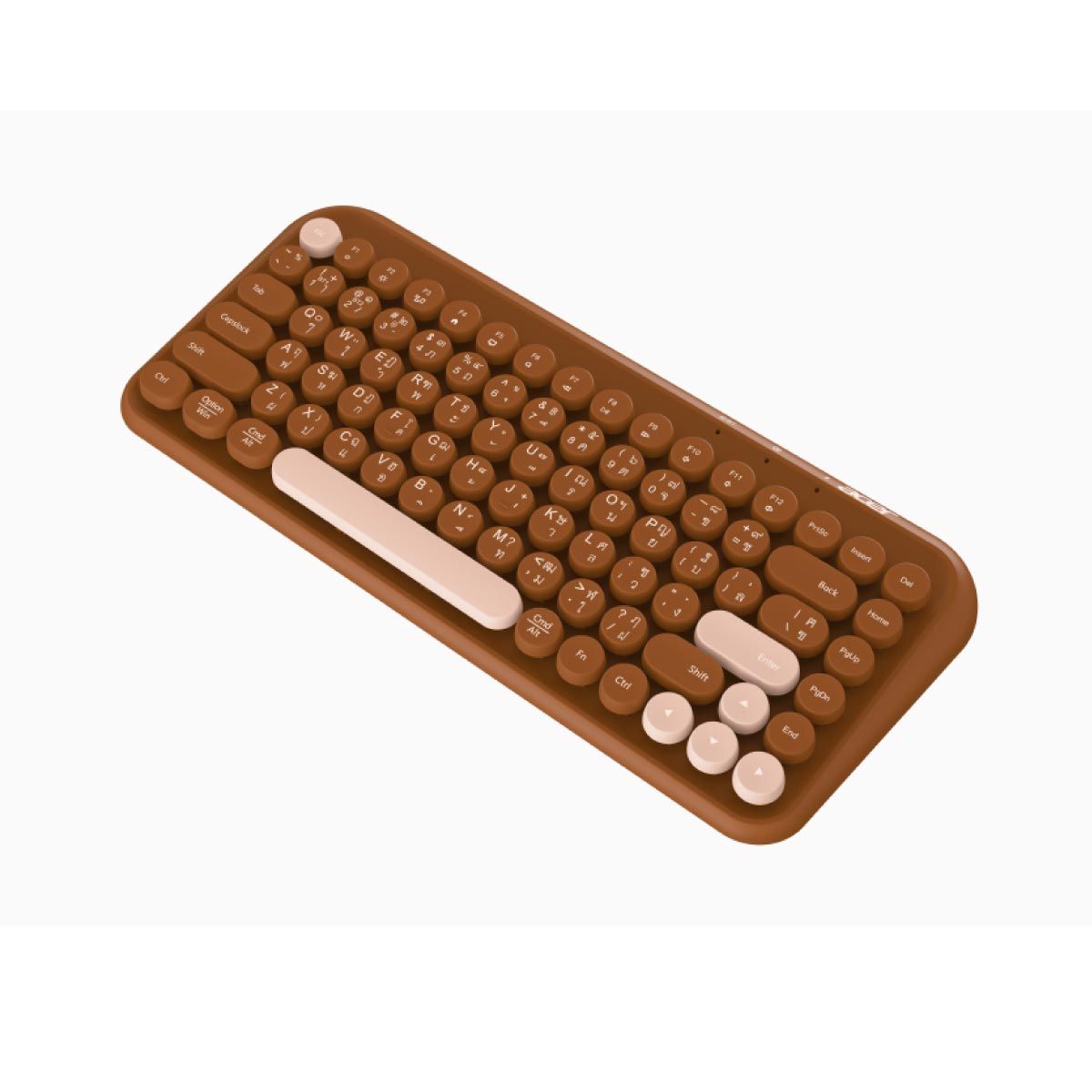 WIRELESS KEYBOARD (คีย์บอร์ดไร้สาย) ACER LW1800 (BROWN)