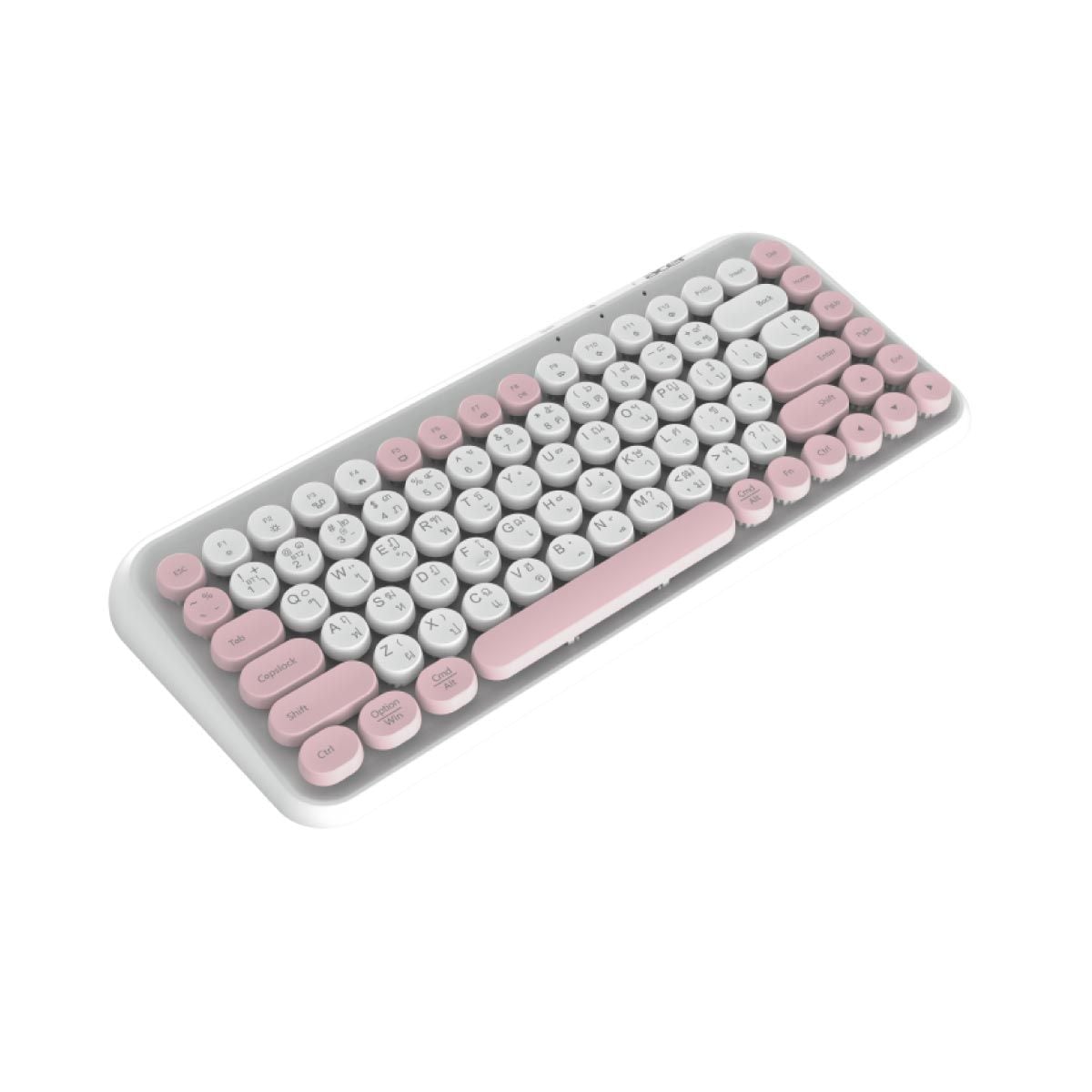 WIRELESS KEYBOARD (คีย์บอร์ดไร้สาย) ACER LW1800 (PINK-WHIT)