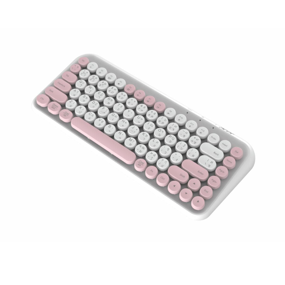 WIRELESS KEYBOARD (คีย์บอร์ดไร้สาย) ACER LW1800 (PINK-WHIT)