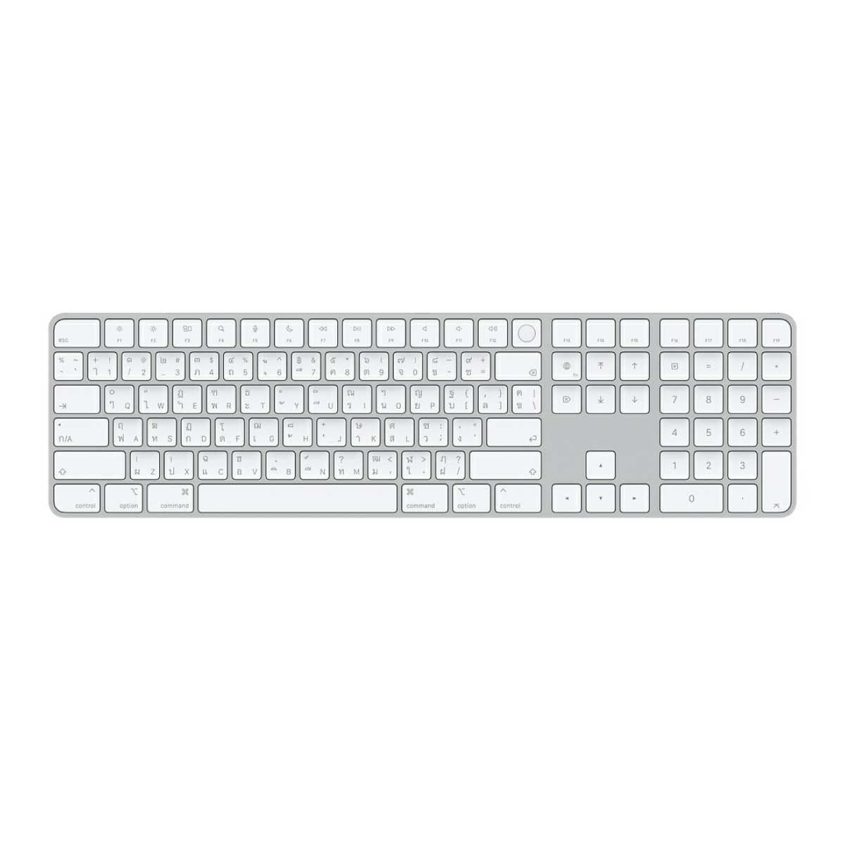Apple Magic Keyboard พร้อม Touch ID และปุ่มตัวเลข สำหรับ Mac ไทย