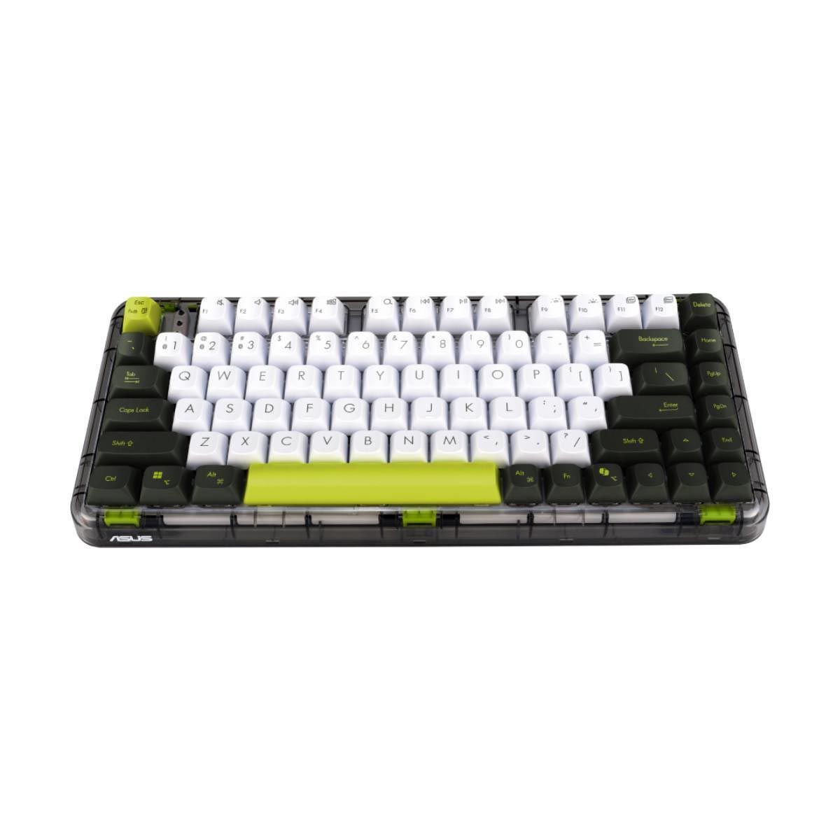 WIRELESS KEYBOARD (คีย์บอร์ดไร้สาย) ASUS JELLY75 KEYBOARD KD201 (EN/TH) - (VOLT GREEN)