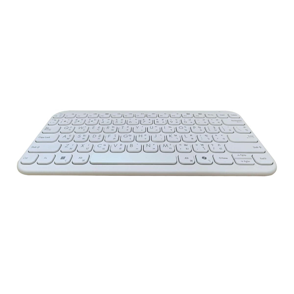 WIRELESS KEYBOARD (คีย์บอร์ดไร้สาย) ASUS MARSHMALLOW KEYBOARD KW100 (IRIDESCENT WHITE)