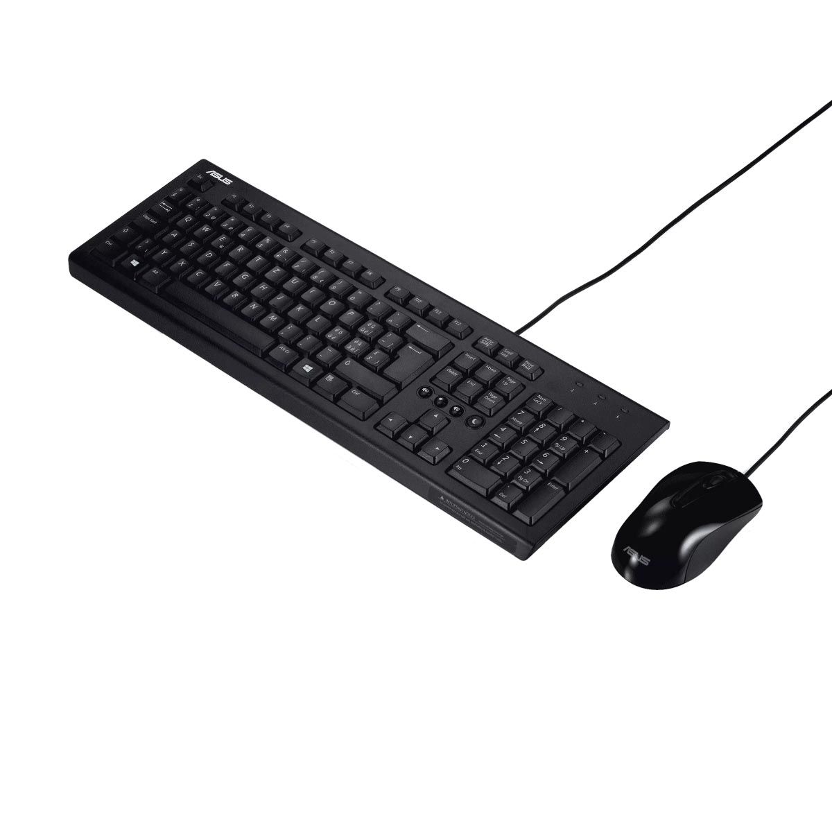KEYBOARD & MOUSE (คีย์บอร์ดและเมาส์) ASUS U2000 (EN/TH)