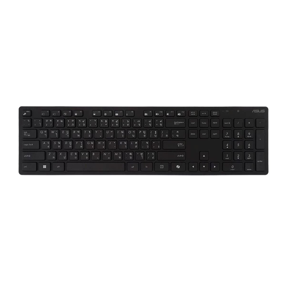 WIRELESS KEYBOARD & MOUSE (คีย์บอร์ดและเมาส์ไร้สาย) ASUS W5000 (EN/TH)