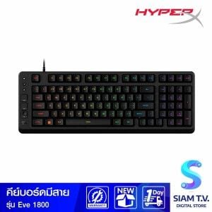 KEYBOARD (คีย์บอร์ด) HYPERX EVE 1800 - MEMBRANE SWITCH RGB EN/TH
