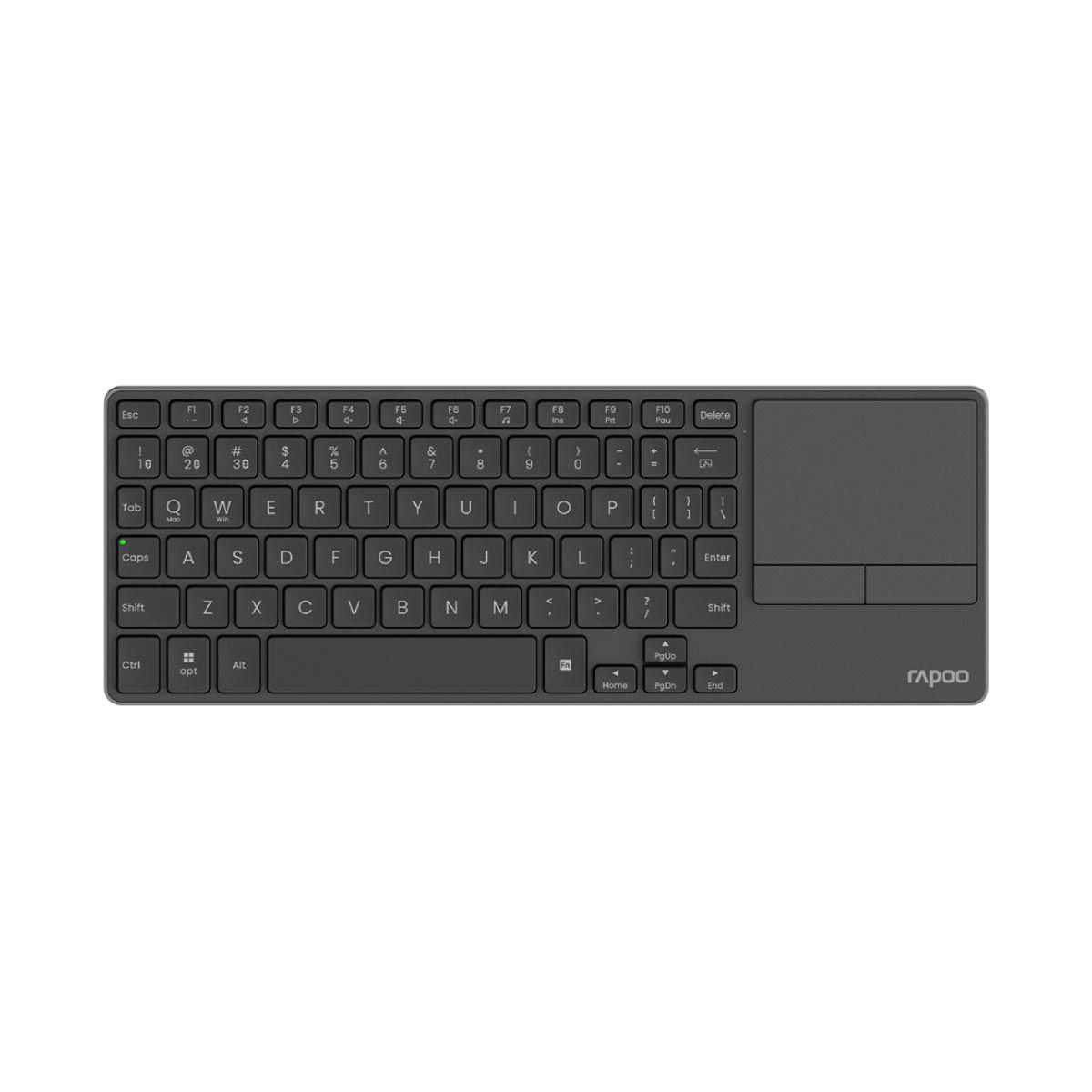 RAPOO WIRELESS KEYBOARD (คีย์บอร์ดไร้สาย) RAPOO E900T (BLACK)