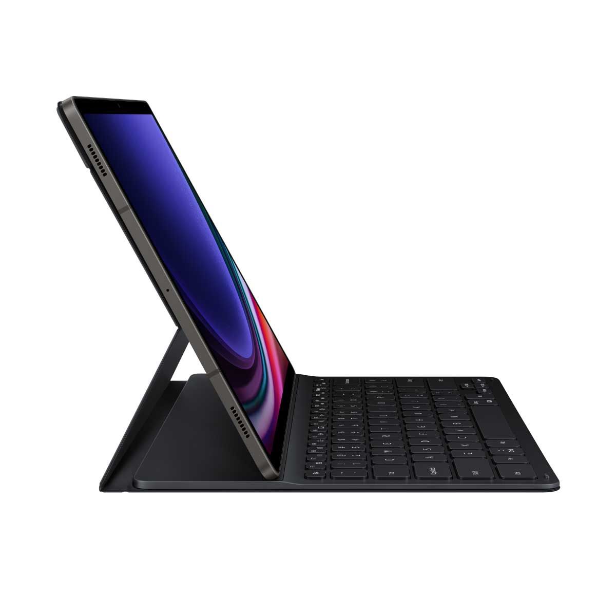 Galaxy Tab S9Plus  Book Cover Keyboard Slim Black  เคส 2-in-1 เป็นทั้งเคส และคีย์บอร์ด
