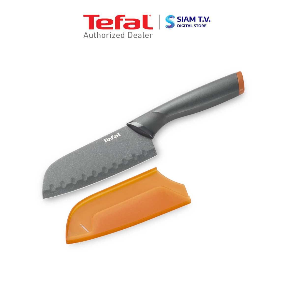 TEFAL มีดซันโตกุTefal 12ซม.+ปลอก