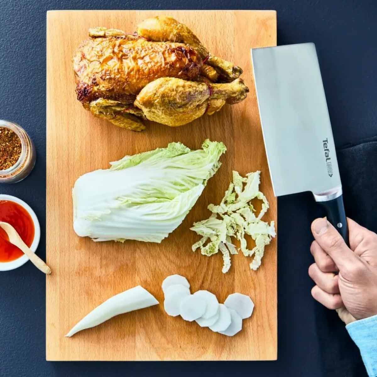 TEFAL มีดสับICE FORCE 18 ซม.