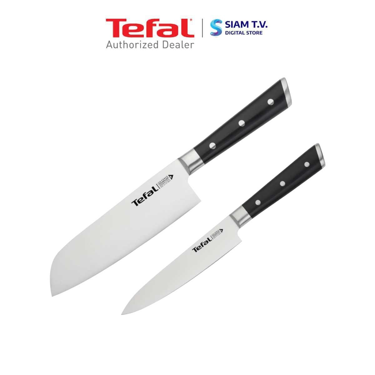 TEFAL ชุดเซ็ตมีดIce Force 2ชิ้น(Santoku 18ซม.+มีดอเนกปร ะสงค์ 12ซม.)