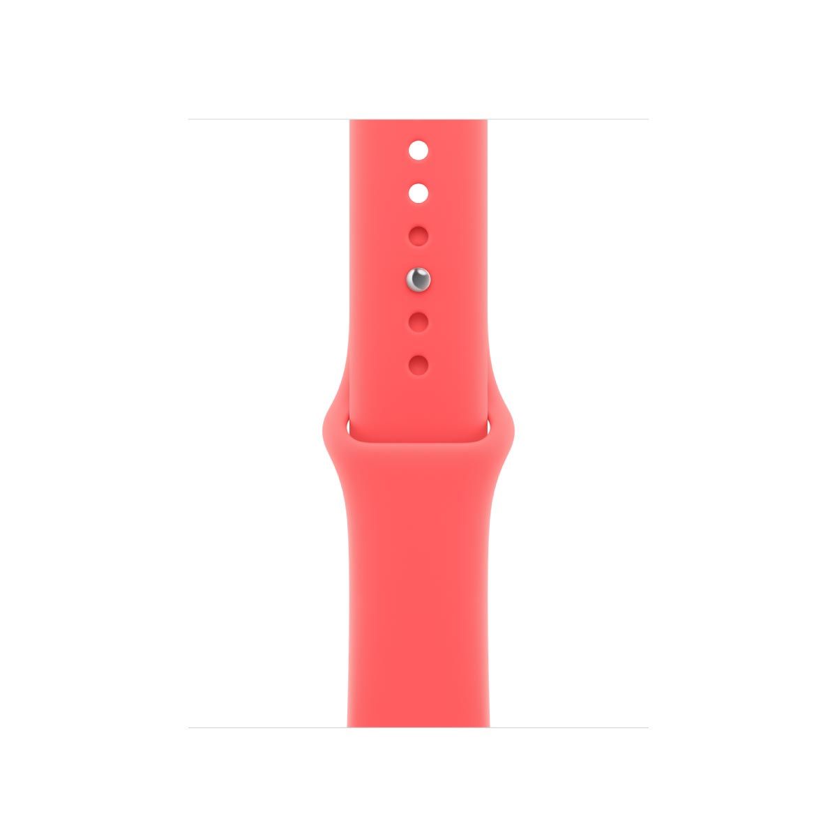 Apple สายนาฬิกา แบบ Sport Band สีชมพูสดกวาวา 42 มม. ขนาด S/M