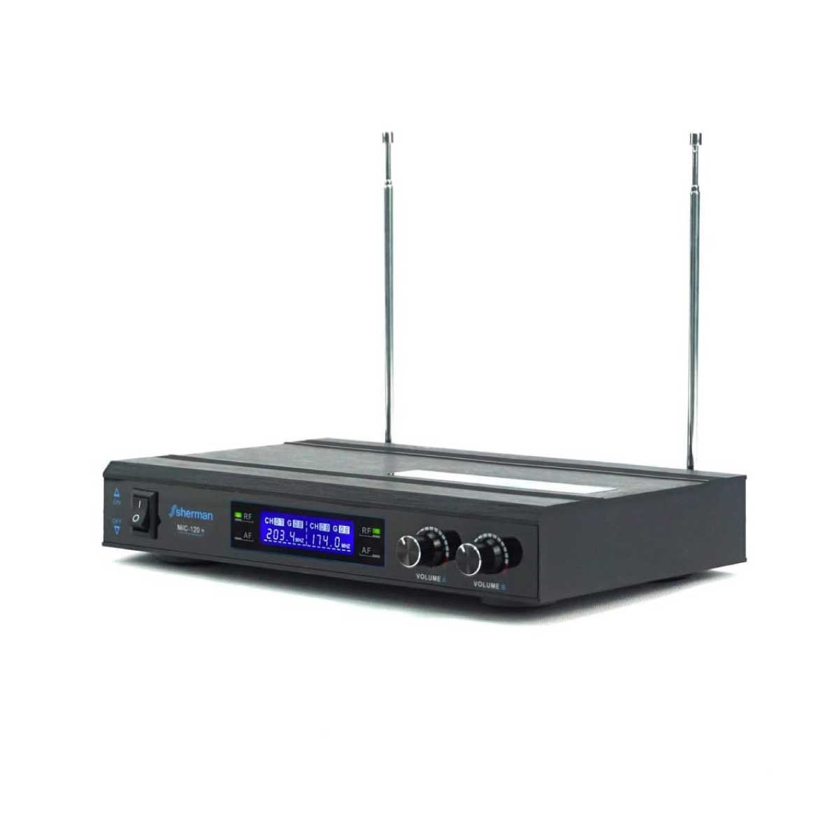 SHERMAN ชุดไมโครโฟนไร้สาย รุ่น MIC-120+ แบบไร้สาย VHF Wireless