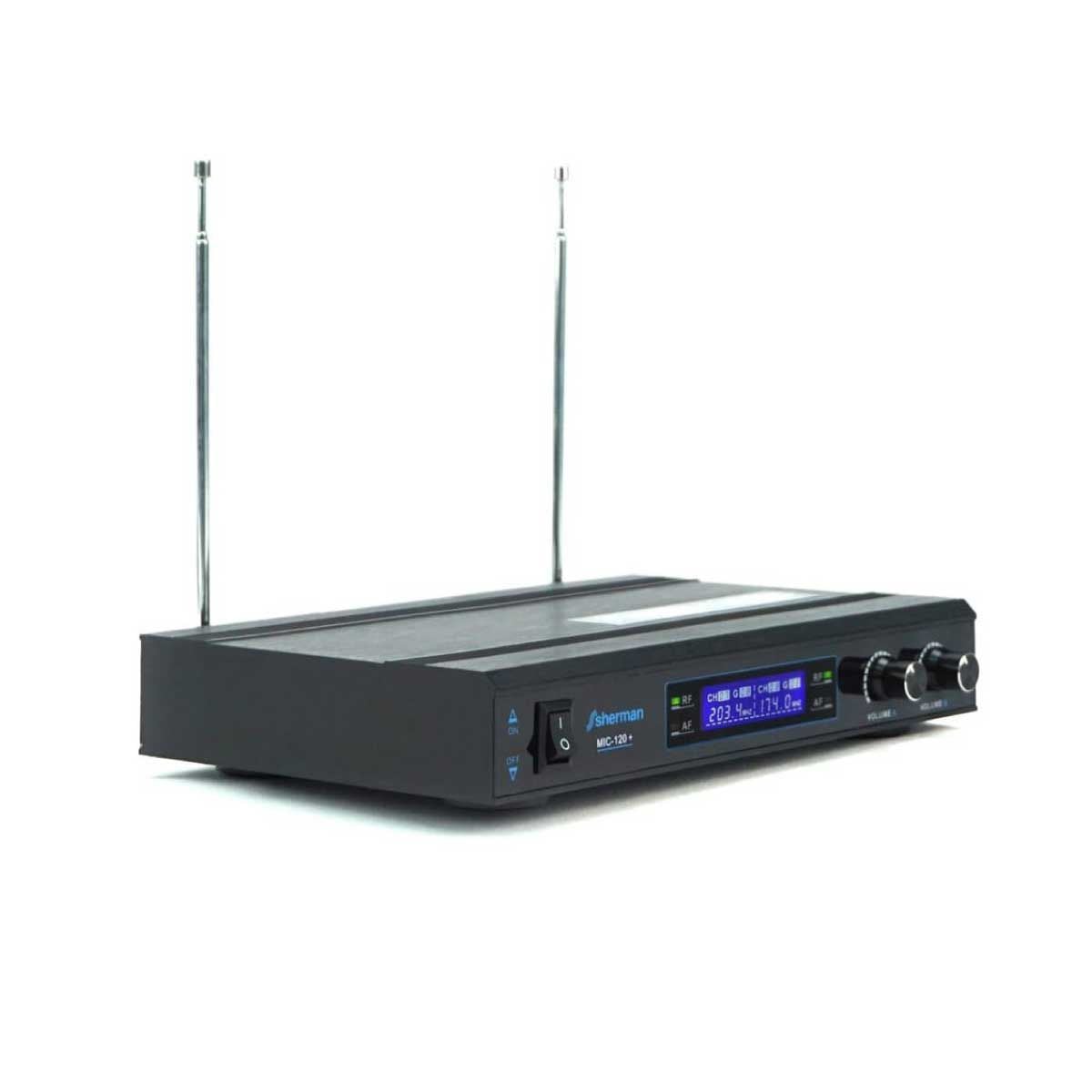 SHERMAN ชุดไมโครโฟนไร้สาย รุ่น MIC-120+ แบบไร้สาย VHF Wireless