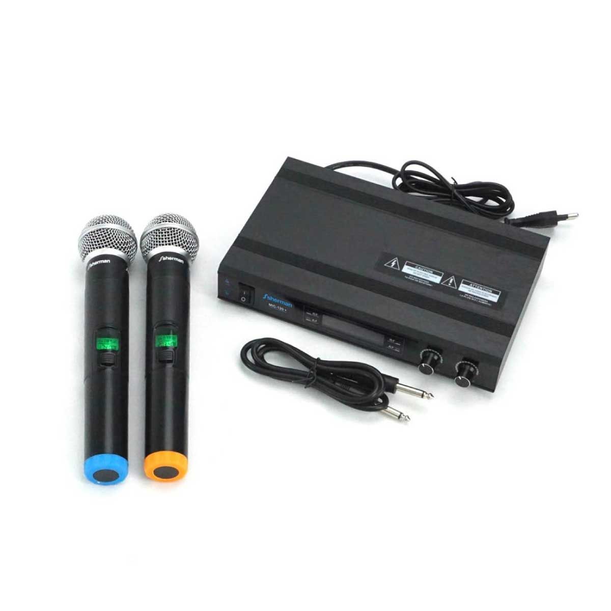 SHERMAN ชุดไมโครโฟนไร้สาย รุ่น MIC-120+ แบบไร้สาย VHF Wireless