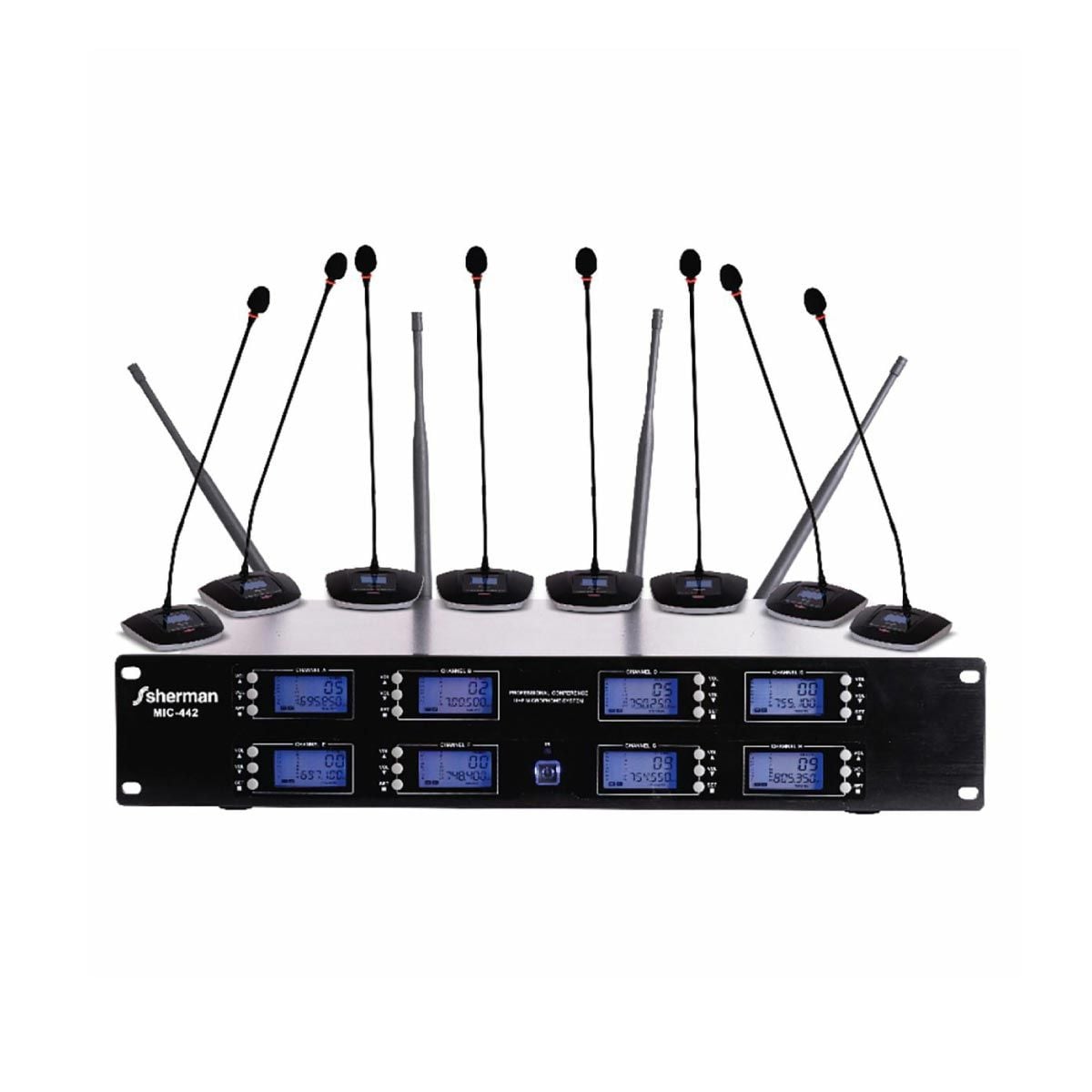 Sharman ชุดไมโครโฟนห้องประชุม UHF Wireless รุ่น MIC-442