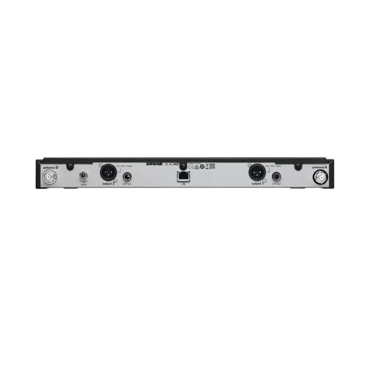 SHURE ชุดไมโครโฟนไร้สายแบบดิจิตอล รุ่น SLXD2458M55 พร้อมไมค์ SM58 จำนวน 2 ตัว