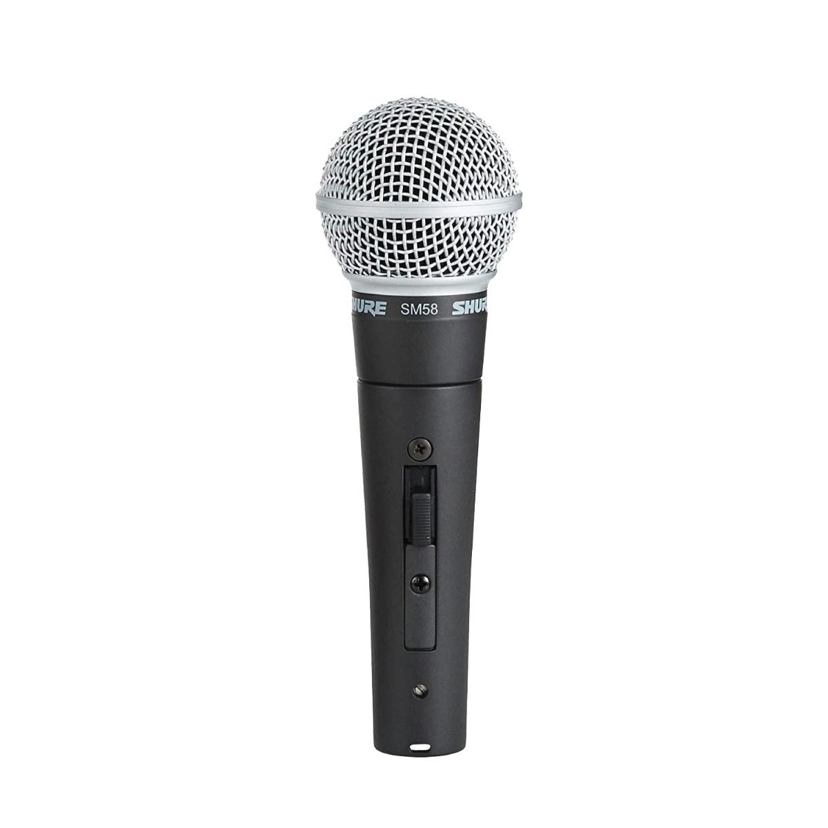 SHURE ไมโครโฟนไดนามิก Dynamic Microphone รุ่น SM58S สำหรับร้องเพลง รับเสียงแบบ Cardioid