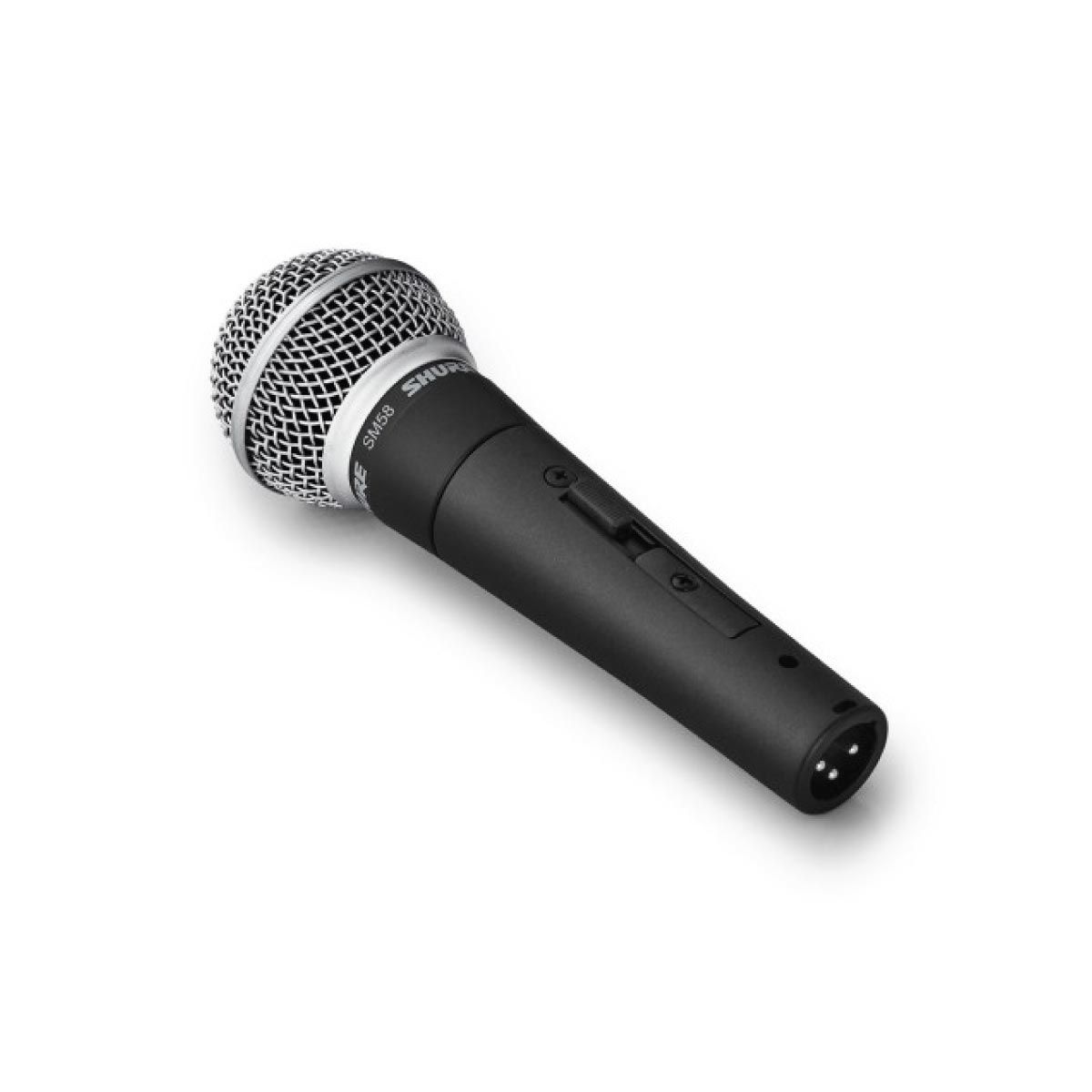 SHURE ไมโครโฟนไดนามิก Dynamic Microphone รุ่น SM58S สำหรับร้องเพลง รับเสียงแบบ Cardioid