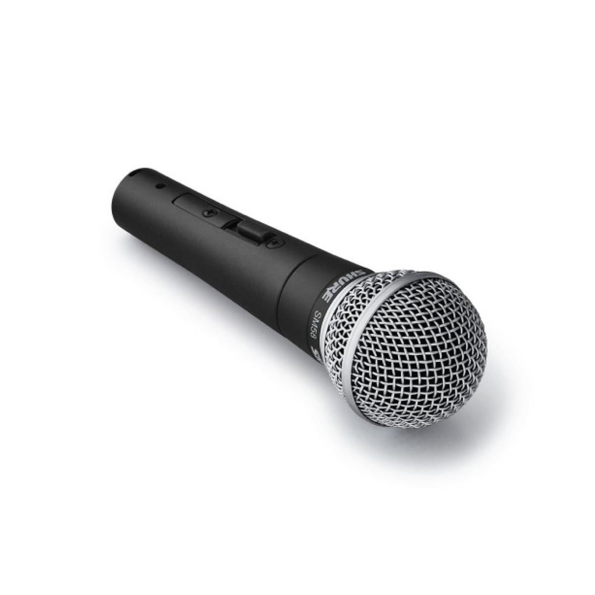 SHURE ไมโครโฟนไดนามิก Dynamic Microphone รุ่น SM58S สำหรับร้องเพลง รับเสียงแบบ Cardioid
