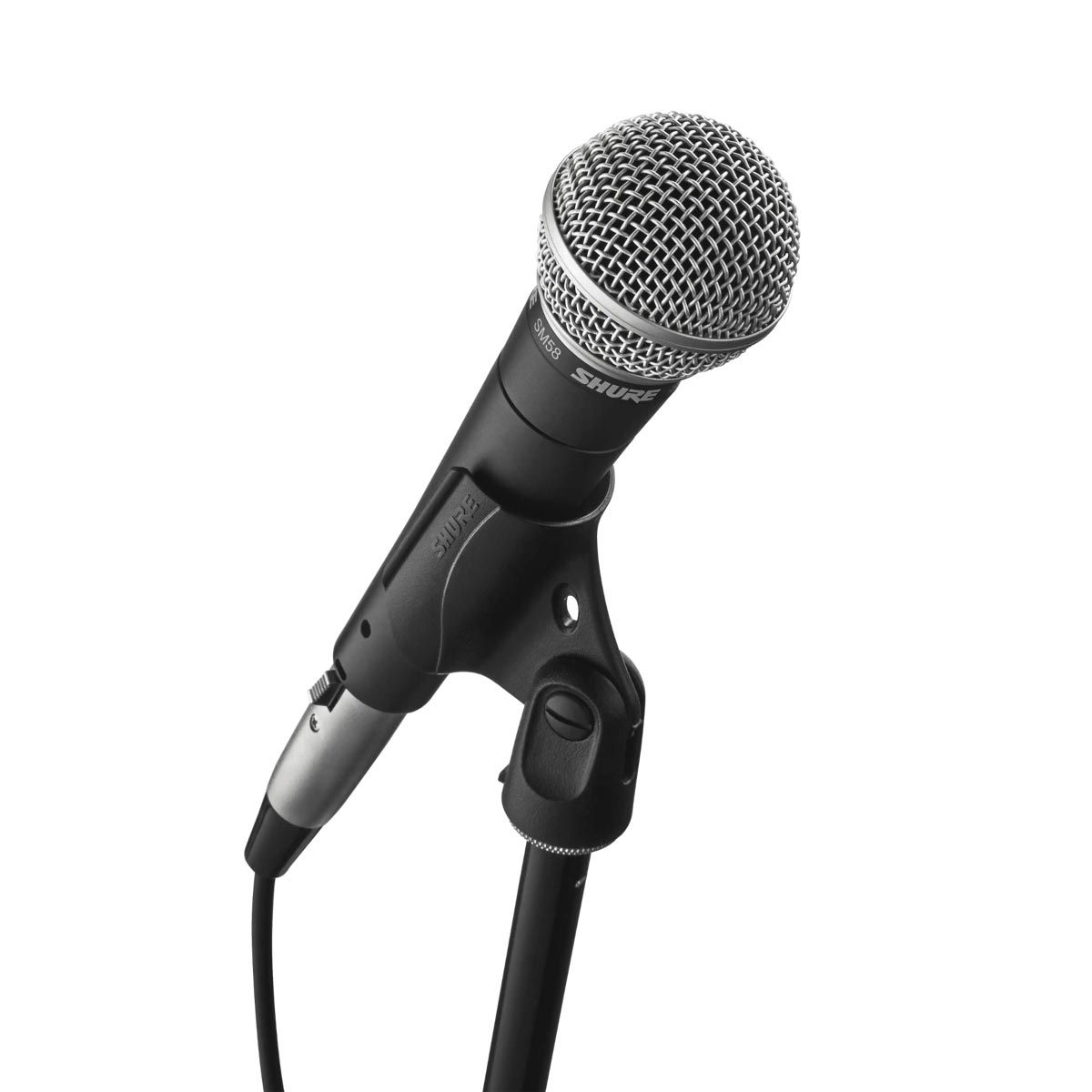 SHURE ไมโครโฟนไดนามิก Dynamic Microphone รุ่น SM58S สำหรับร้องเพลง รับเสียงแบบ Cardioid
