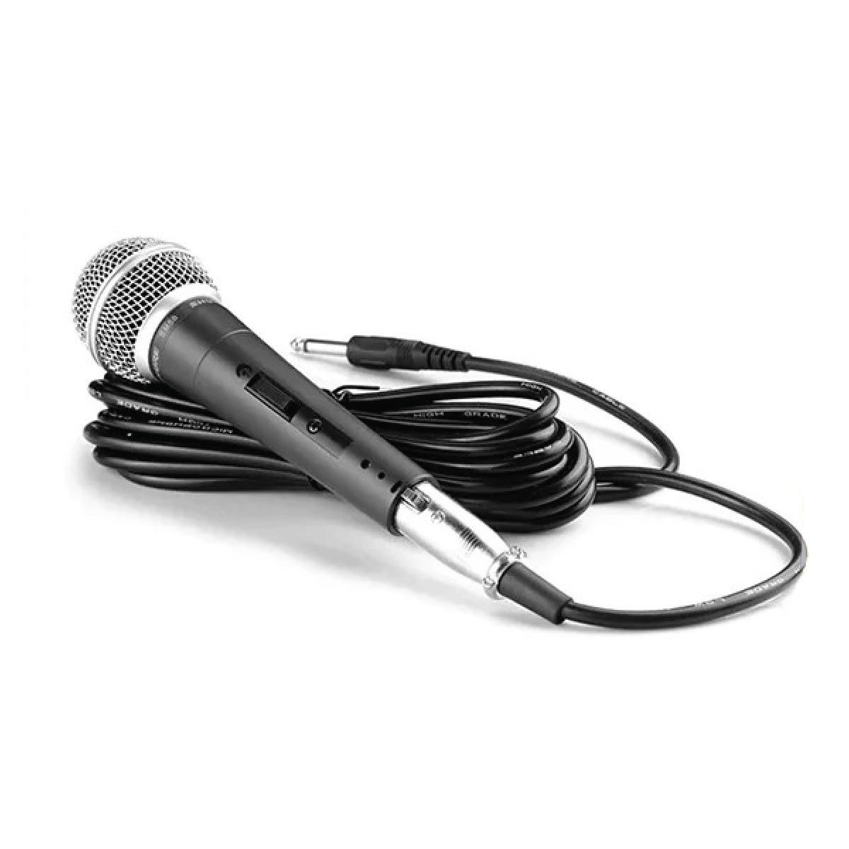 SHURE ไมโครโฟนไดนามิก Dynamic Microphone รุ่น SM58S สำหรับร้องเพลง รับเสียงแบบ Cardioid