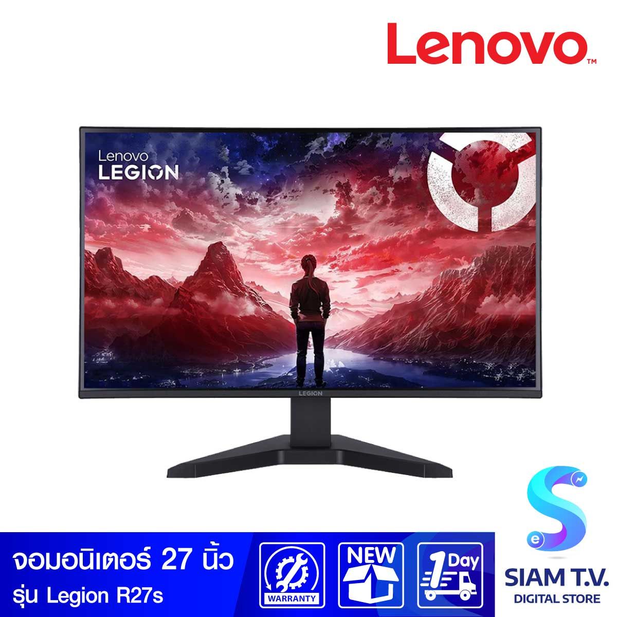 Monitor (จอมอนิเตอร์) Lenovo Legion R27S - 27 Inch IPS FHD 144Hz
